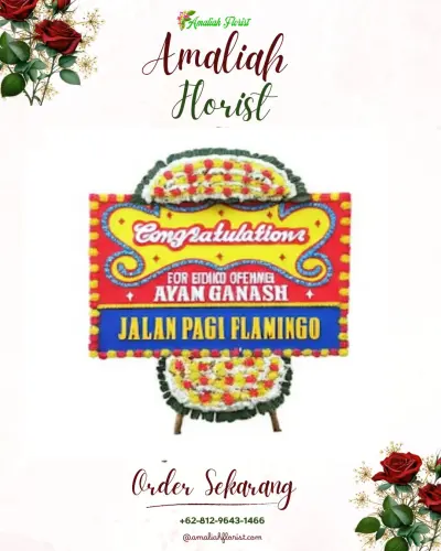 Bunga Papan Congratulation di Wringinagung